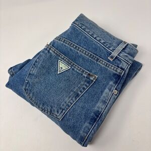 Vintage GUESS USA Jeans Mens 32x30 (Fits 29x30.5) Straight AST001 Triangle Logo